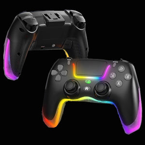 Wireless Bluetooth Grip for PS4 | Dazzling Colour Light | Pink