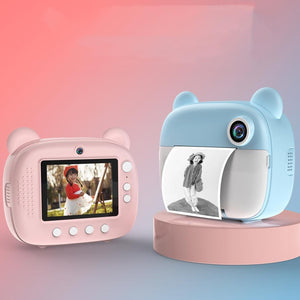 Instant Print Camera for Kids with Dual Lens & 2.4 - inch Screen | Blue