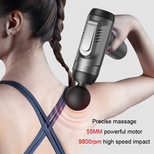 Intelligent 6 - Speed Fascia Massager with 4 Heads | Green