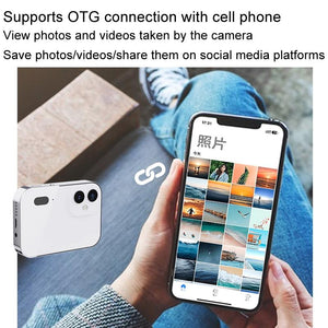 Smart HD Digital Camera with Touch Screen & Video Recording | Excludes Memory | White