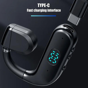 Wireless Bluetooth Headphone | Digital Display | Black | Midnight Blue