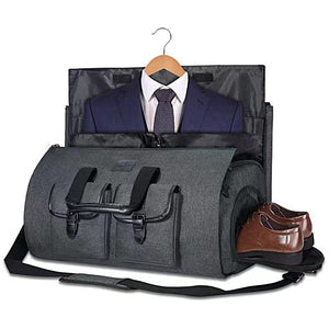 Compact Travel Suit Storage Bag | Foldable | Black