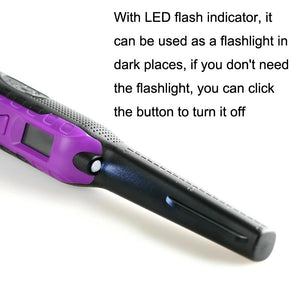 Small Handheld Metal Detector for Outdoor Treasure Hunting | Red & Black