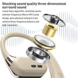 Wireless Bluetooth Earphone | Ear-Mounted | White