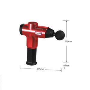 Portable Electric Massager for Muscle Relaxation and Fitness | Red