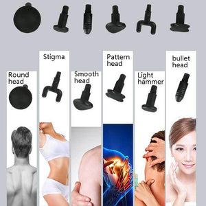 Portable Electric Massager for Muscle Relaxation and Fitness | Red