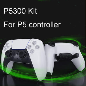 Customizable Dual Back Clip for PS5 | White DIY Kit