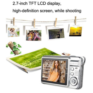 Compact Digital Camera for Daily Photos & Videos | Ideal for Students | Silver