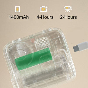 2-Inch Dual Lens Instant Print Camera for Children | 4800W Pixel | Without Memory Card | Yellow