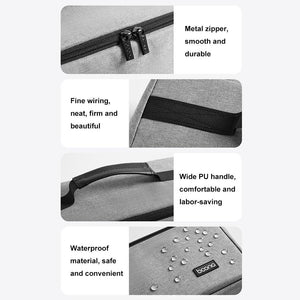 Waterproof Hair Dryer Storage Bag | Large Capacity | Black