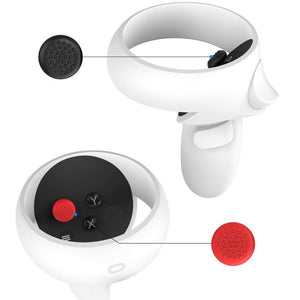 20-piece Silicone VR Handle Covers for Meta Quest 2 | Enhance Your Gaming Experience | Pink