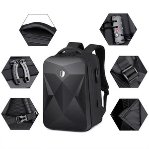 Waterproof Laptop Backpack with USB Port | 17 Inch Capacity | Password Lock