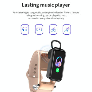 Bluetooth Smart Bracelet | HD Screen | Rose Gold