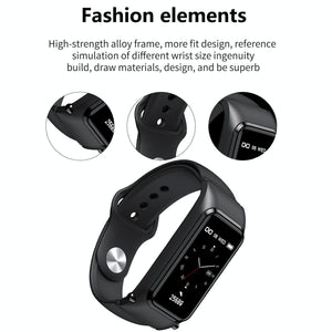 Bluetooth Smart Bracelet | HD Screen | Rose Gold