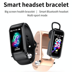 Bluetooth Smart Bracelet | HD Screen | Rose Gold