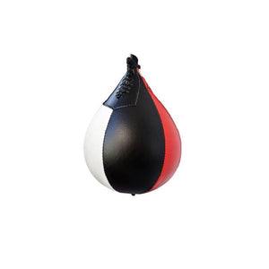 Black & White Suspended Pear-Shaped Speed Ball for Boxing | Red