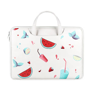 14.1-15.4 Inch Lightweight Printed Laptop Bag | PU Material | Watermelon