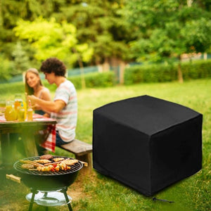 Waterproof Outdoor Furniture Set Cover | Anti-UV Dust-Proof | 210D Oxford Cloth | 325x208x58cm | Black