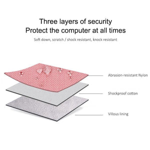 15.4 Inch Laptop Handheld Briefcase Storage Bag | No Shoulder Strap | Grey