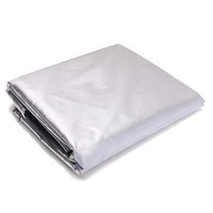 240x240x85cm Waterproof Dustproof Cover for Bathtub | Pool Table & Chair | Protects from Falling Leaves | Silver
