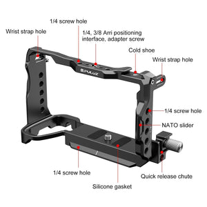 Metal Camera Cage Stabilizer | Sony A6700 | Black