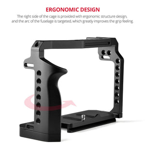 Canon R5 / R6 Video Camera Cage Stabilizer with Handle