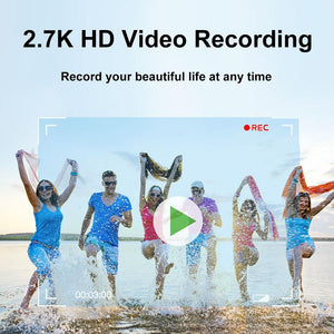 Waterproof Outdoor Camera | 48MP | Dual Screen | WDC901 | Yellow | High-Resolution Photos