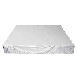 Waterproof Dustproof Protection Cover for Bathtub | Pool Table & Chair | 218x218x90cm | Silver