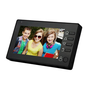 Smart Doorbell with 4.3" TFT Screen | 3.0MP Camera | Night Vision | Motion Detection & 32GB TF Card Support | Black