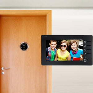 Smart Doorbell with 4.3" TFT Screen | 3.0MP Camera | Night Vision | Motion Detection & 32GB TF Card Support | Black
