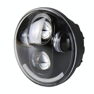 5.75 Inch DC12V 6000K-6500K 40W Car LED Headlight for Harley | Black