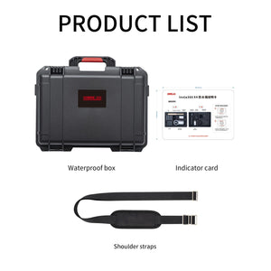 Waterproof Dual-Layer Storage Box for Insta360 X4 Startrc | Black