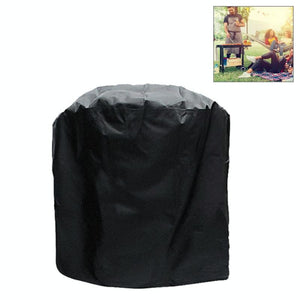 Waterproof BBQ Grill Cover | 210D Oxford Cloth | Anti-UV & Dust-Proof | 71x73cm | Black