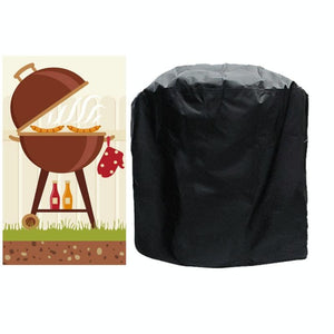 Waterproof BBQ Grill Cover | 210D Oxford Cloth | Anti-UV & Dust-Proof | 71x73cm | Black