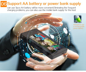 4.3" Security Camera Door Peephole | One-Key Watch | Black