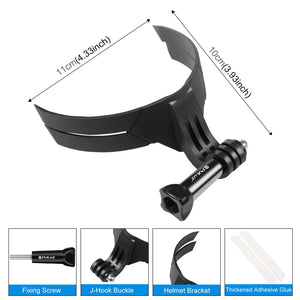 Motorcycle Helmet Chin Mount | For Bending Action Camera