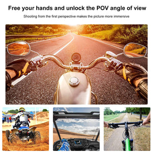 Motorcycle Helmet Chin Mount | For Bending Action Camera