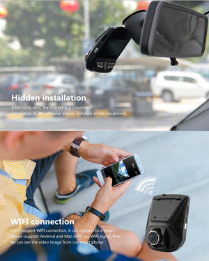 Full HD 1080P Car DVR Camera | With 2.45" IPS Screen & 170° Wide Angle View