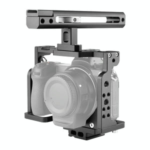 Video Camera Cage Stabilizer with Handle for Nikon Z6 / Z7 | Black