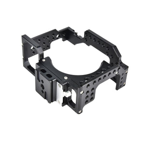 Video Camera Cage Stabilizer for Sony A7K / A72 / A73 / A7S2 / A7R3 / A7R2 / A7X | Black