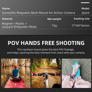 Neck Phone Action Camera Holder | Magnetic & Wearable