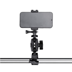 Adjustable Action Camera Clamp | 360° Rotation | Phone Holder
