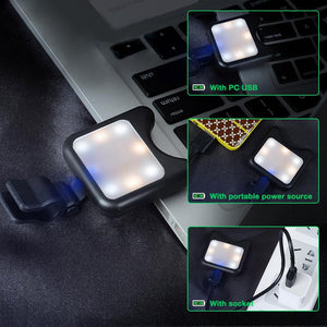 Universal Phone Camera Lens with Selfie LED Light for Smartphones