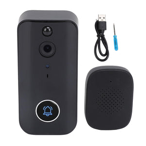 Wireless Doorbell Camera | Night Vision | Motion Detection | Black