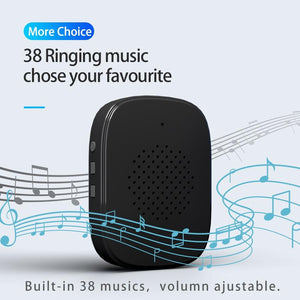 Wireless Doorbell Camera | Night Vision | Motion Detection | Black