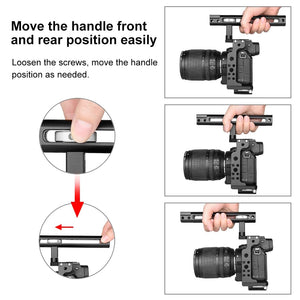 Filmmaking Rig with Handle for Nikon Z6 / Z7 | Black Cage