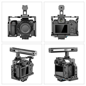 Filmmaking Rig with Handle for Nikon Z6 / Z7 | Black Cage