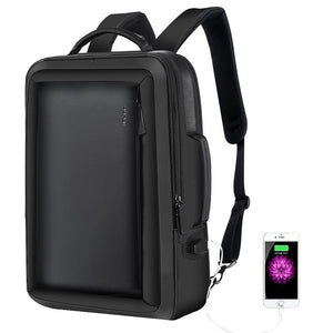 Large Capacity Business Laptop Backpack with USB Port | Breathable & Stylish | Black | 30x12x44cm