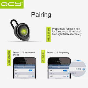 Wireless Bluetooth Earphone | Mic | 10M Range