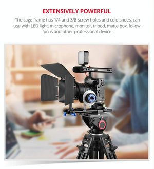 Video Camera Cage Stabilizer for Nikon Z6 / Z7 | Black